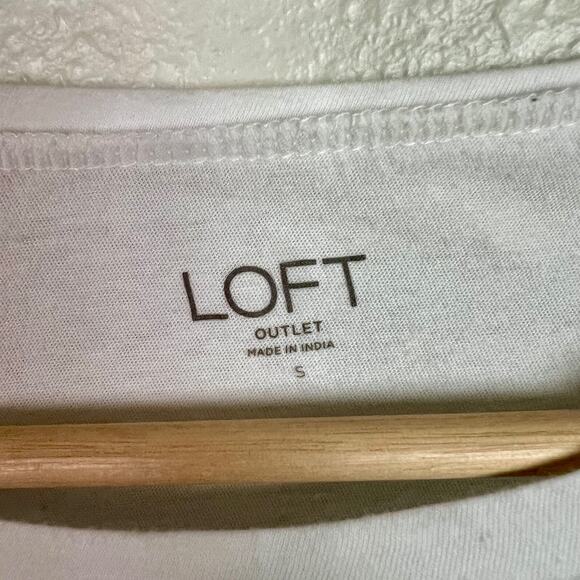 LOFT Bundle of 2 Long Sleeve Leopard Animal Print Cotton T-Shirts Size Small - Picture 3 of 11